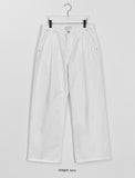 [unisex] Kohoi Pintuck Wide Cotton Pants