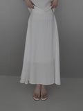 Raven Scarf Blouse Two-Piece Set