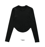 ROUND SLIM SLEEVE T