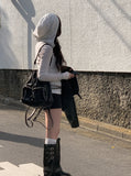 Chino Multi-Pocket Leather Shoulder Bag Backpack
