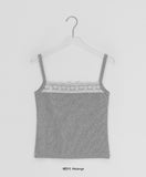Calpi Lace Ribbed Sleeveless