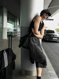 Pigment Silver Charcoal Bermuda Training Pants