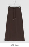 Oha Banding Color Long Skirt