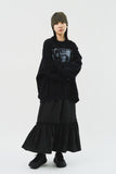 (W) Chard Shirring Long Skirt