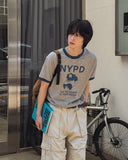 Cops Printing Short Sleeve T-shirt