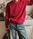 Noor Raglan V-neck Soft Knit