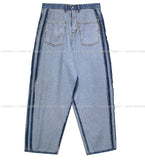 Poin Track Reverse Balloon Denim Pants