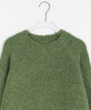 Bato Color Round Boucle Wool Knit