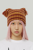 STRIPE SQUARE BEANIE