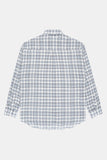 Origin linen over check shirt