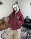 Verus Vintage Quilted Hooded Jumper