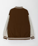 [unisex] Vinnos color matching stadium varsity jacket