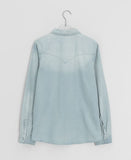 Runpony Pocket Washing Denim Shirt