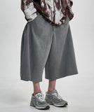 One Tuck Jersey Bermuda Shorts