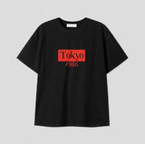 Tokyo Print Crop Short Sleeve T-shirt