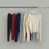 Sweet V-neck Knit Cardigan