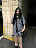 [ MADE / Tie Set ] Silk Stripe Classic Shirt Short Sleeve Version