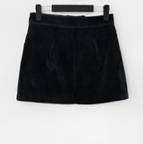 Spiel velvet mini skirt