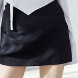 Le L String Shirring Skirt