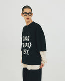 [AG] Slogan Layered Long Sleeve