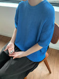 [unisex] Horton Summer Boucle Round Short Sleeve Knit