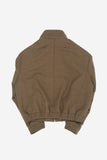 Mei shoulder padded blouson jacket