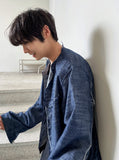 Linen deck cropped jacket