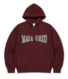 APPLIQUE ZIP UP HOODIE