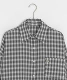 Pinby Basic Check Long Sleeve Shirt