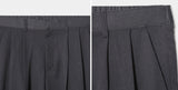 Chettis Two-Tuck Wide Spandex Slacks
