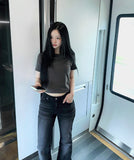 TOKYO Crop Basic Tee