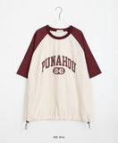 [unisex] Doya nylon string color matching over short sleeve tee