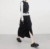 Biran cargo slit skirt