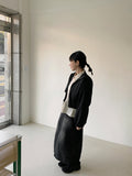 Courony Washing Denim Long Skirt