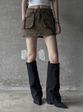 Ends Washing Cargo Skirt