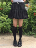 Fodin Balloon Belt Mini Skirt