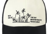 END OF Color Block Ball Cap
