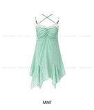 Moi Beads Halter Lace One Piece