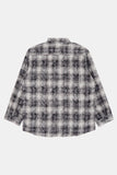 Moss bleach ombre check shirt
