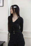 Double sleeveless cardigan set