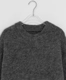Pencuff Color Mohair Round Wool Knit