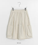 [unisex] Pobelly Banding Cargo Bermuda Pants