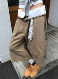 [BELT SET] FOLD OVER BERMUDA PANTS