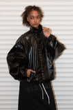 eyelet wind breaker jacket