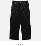 QWERTY Twisted Wide Cotton Pants