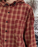 Seddy Check String Hood Shirt