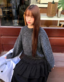[MADE] Lati Basic Wool Round Loose Fit Long Sleeve Knit