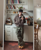 Rookie Mohair Cropped Hooded Jacket
