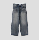 Tero Double Back Pocket Embossed Denim Pants