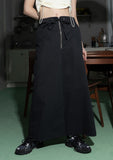 WAIST FOLD SLIT LONG SK